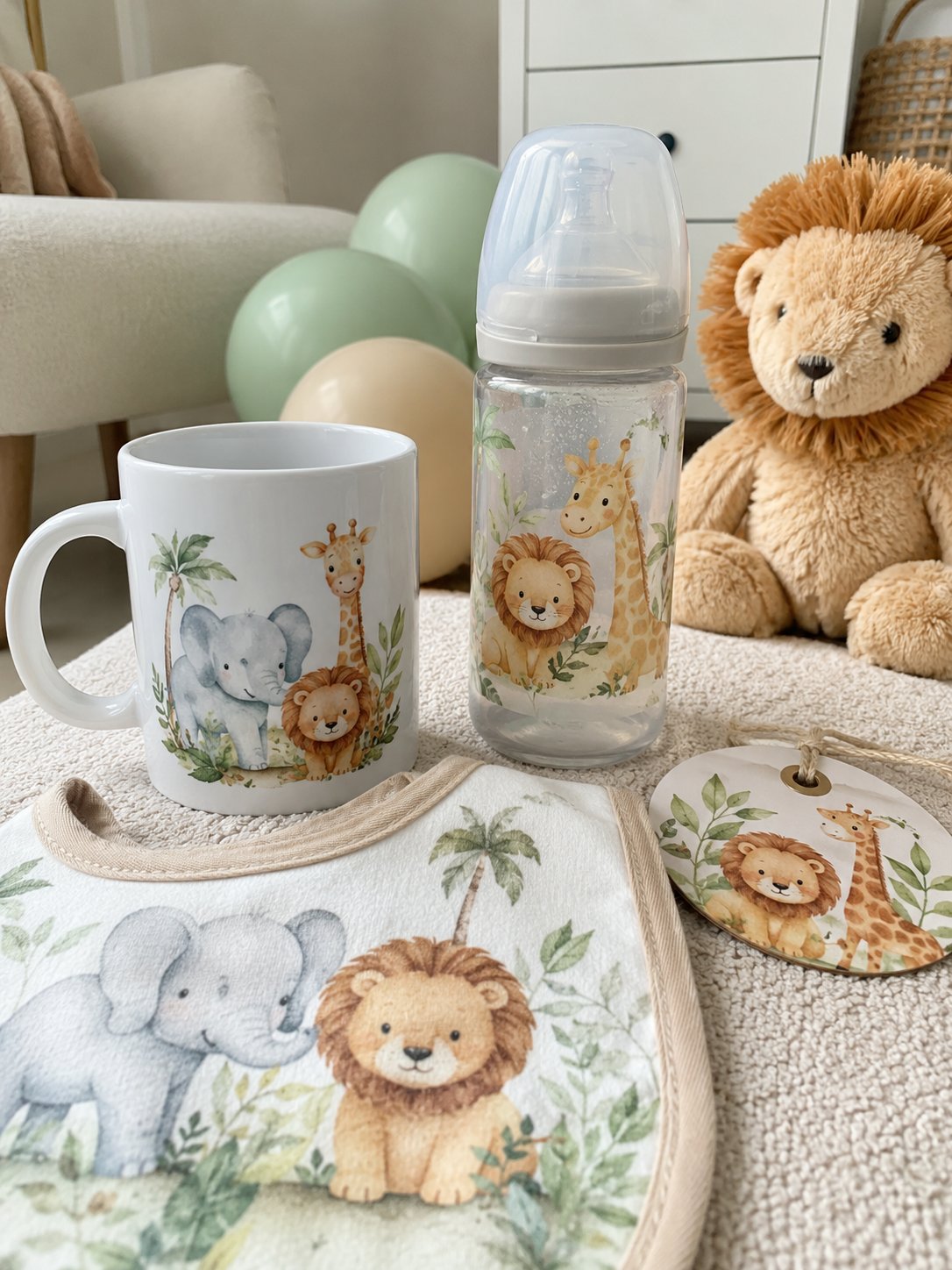 Amostra de arte para personalizado: Safari Baby