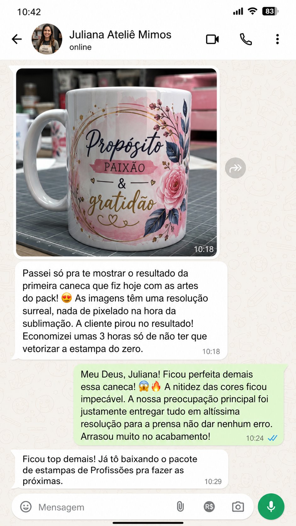Depoimento de cliente satisfeito 2